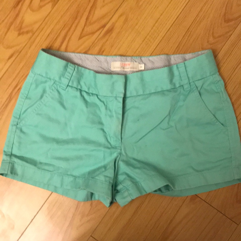 Jcrew turquoise shorts